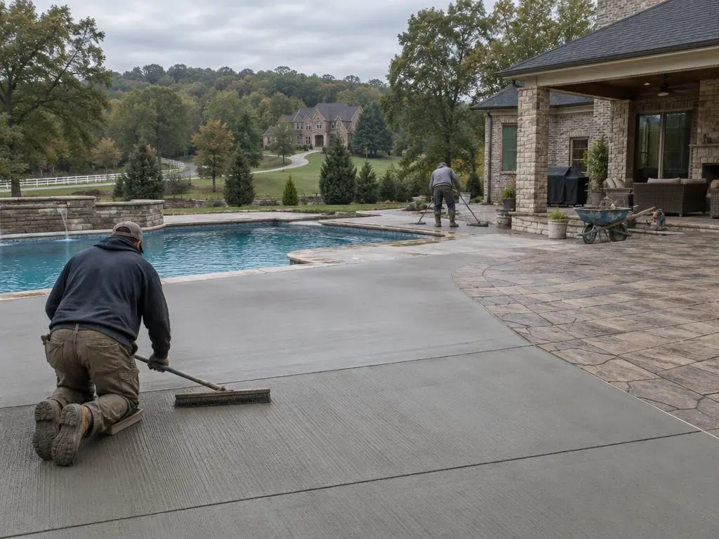 Concrete Patios in Brentwood, TN